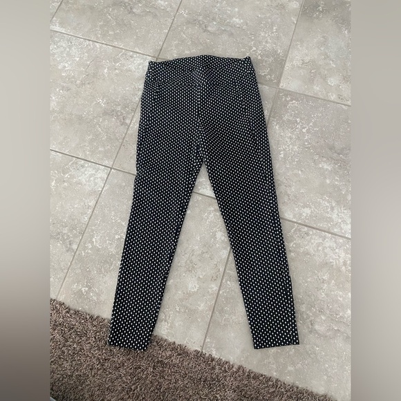 Stretchy Women’s Work Pants - Black and White - L - Picture 1 of 4